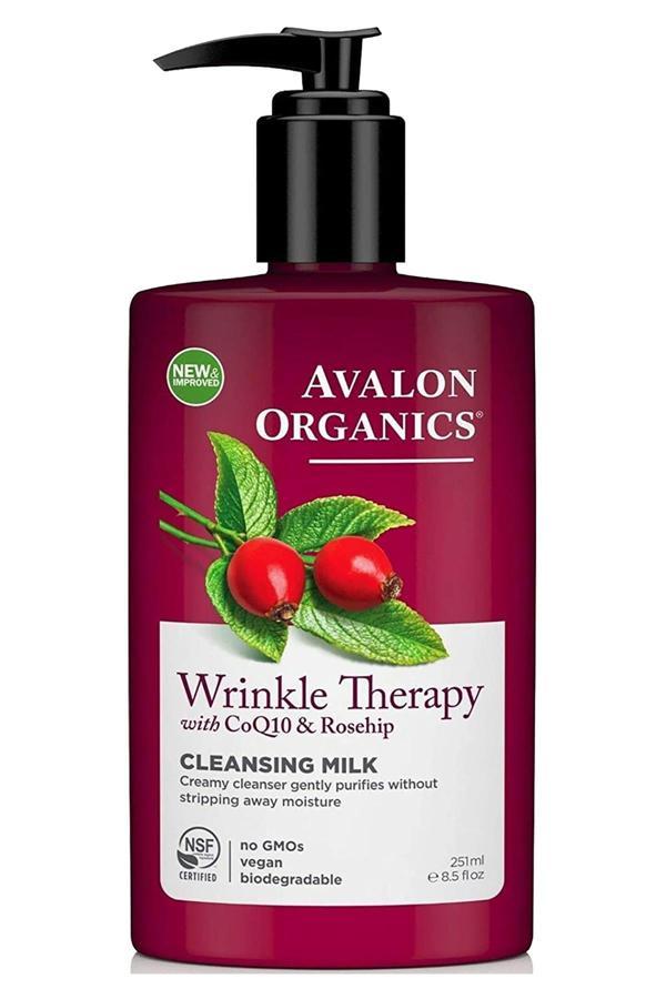 Avalon Organics Wrinkle Therapy Temizleme Sütü 250ML - Image 1