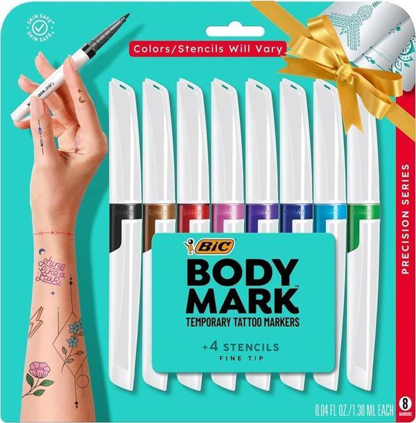 Bic Fine Tip Geçici Dövme Kalemi Seti 8 Adet - Image 1