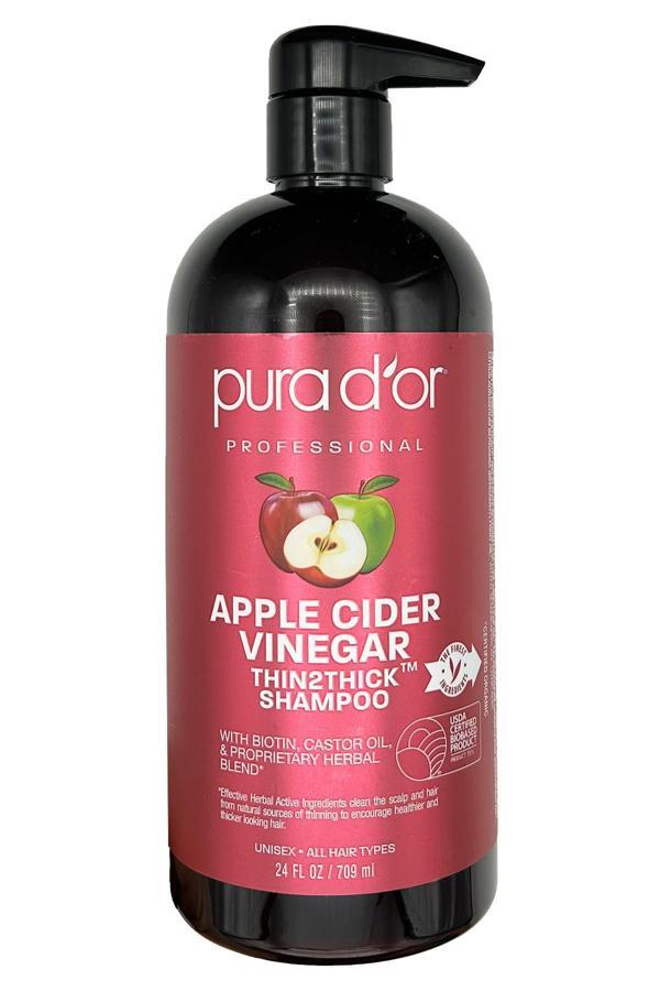 Pura D'or Apple Cider Vinegar Thin2Thick Şampuan 709ML - Image 1