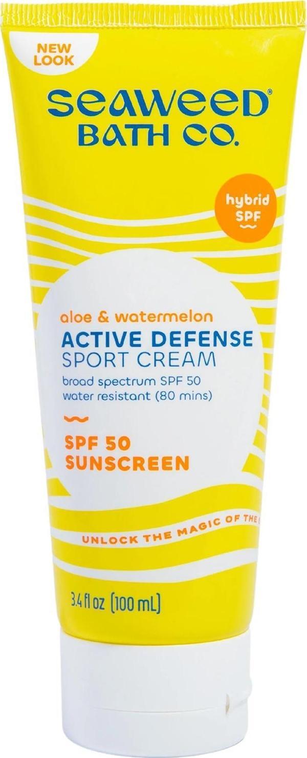 Seaweed Bath Co. SPF50 Active Defense Sport Güneş Kremi 100ML - Image 1