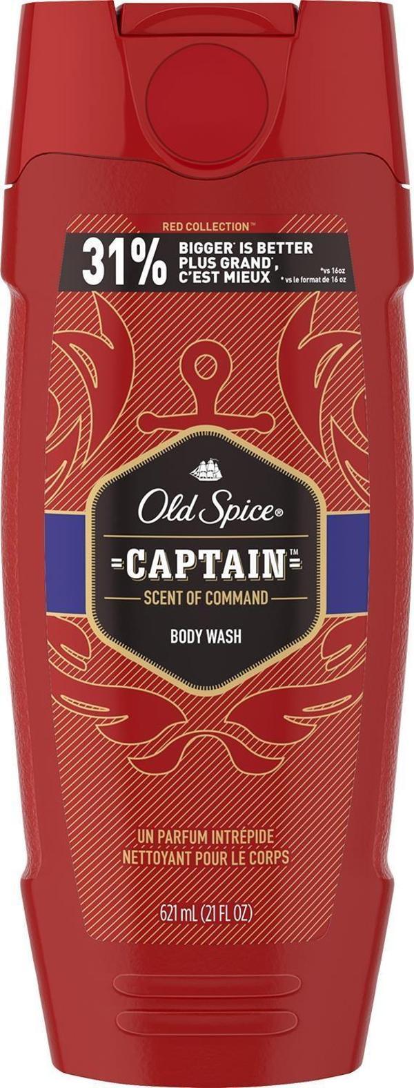 Old Spice R/C Captain Vücut Şampuanı 621ML - Image 1