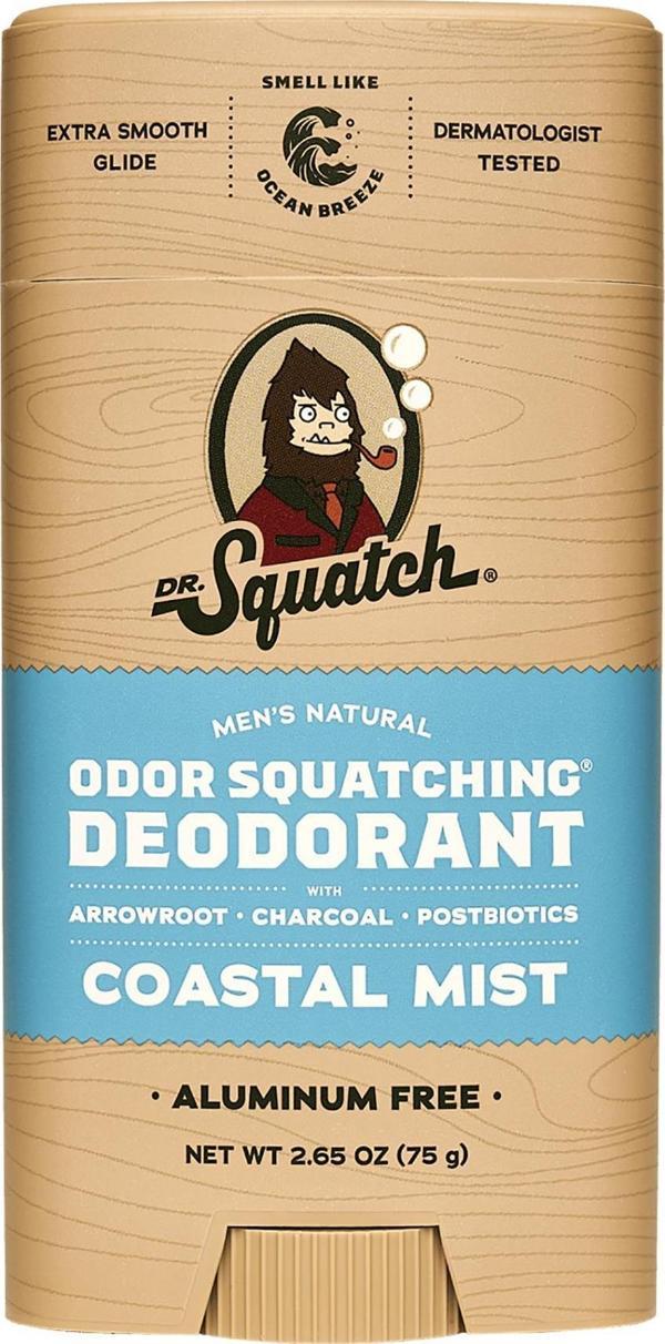 Dr.Squatch Coastal Mist Alüminyumsuz Stick Deodorant 75GR - Image 1