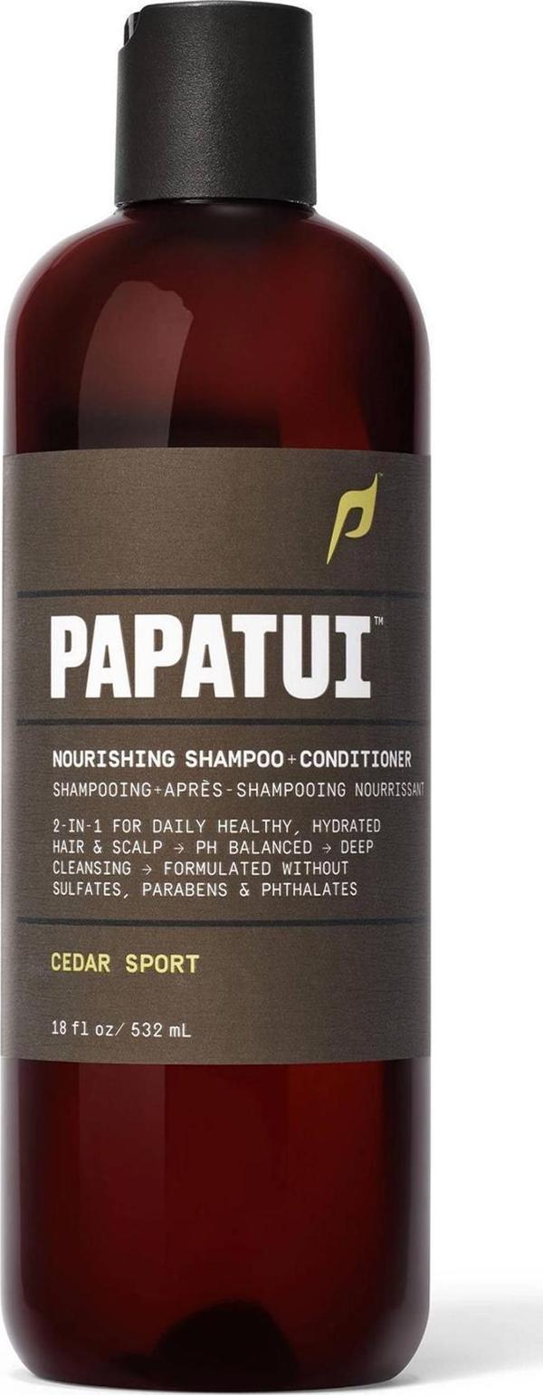 Papatui Cedar Sport Besleyici 2'si 1 Arada Erkek Şampuan + Saç Kremi 532ML - Image 1