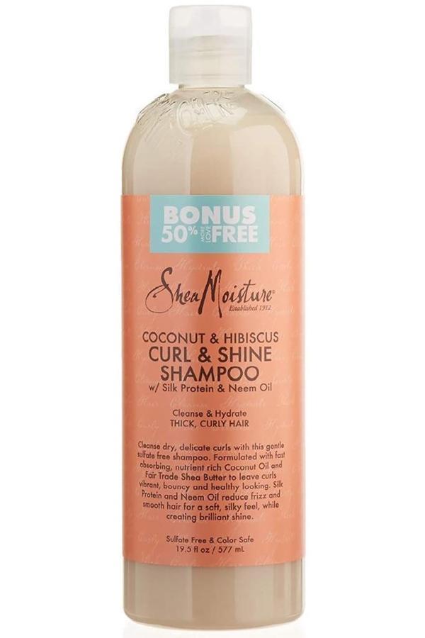 Shea Moisture Coconut & Hibiscus Bukle Kontrolü ve Parlaklık Şampuanı 577ML - Image 1