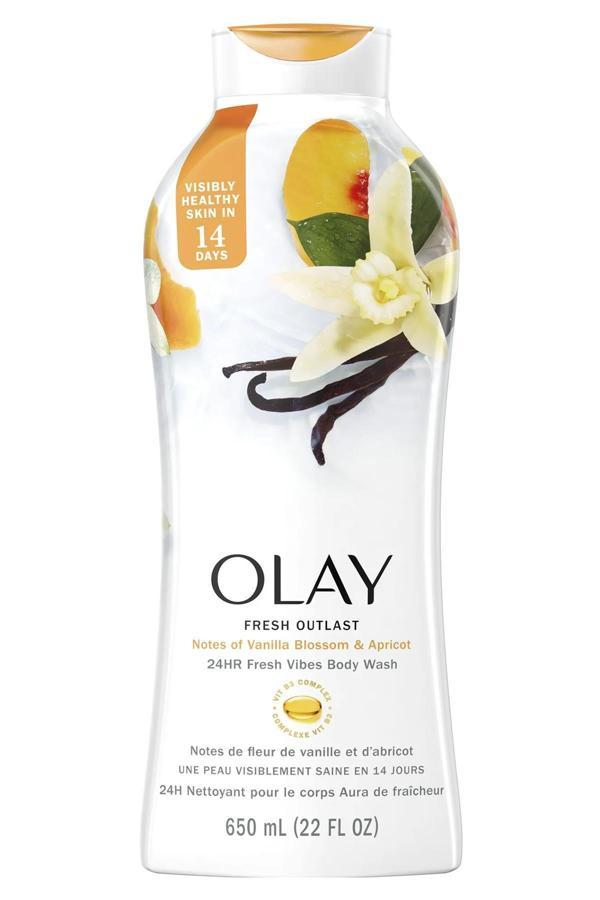 Olay Fresh Outlast Vanilla Blossom and Apricot Duş Jeli 650ML - Image 1