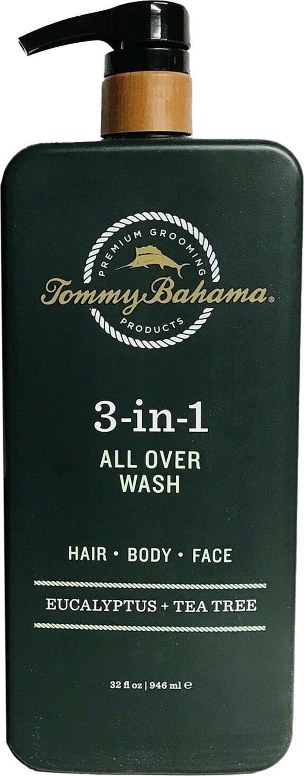 Tommy Bahama 3in1 Eaucalyptus + Tea Tree Saç, Vücut ve Yüz Şampuanı 946ML - Image 1