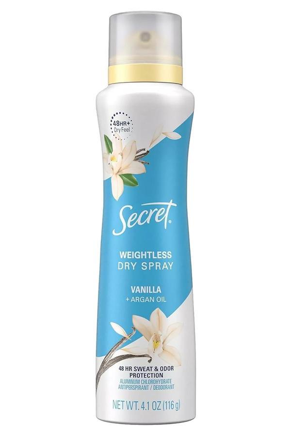 Secret Vanilla Antiperspirant Kuru Sprey Deodorant 116GR - Image 1