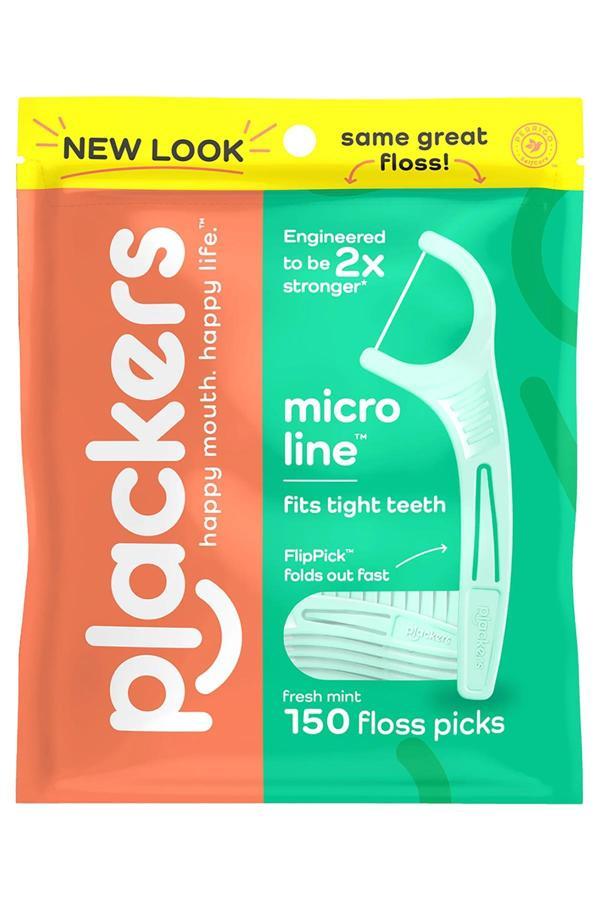 Plackers Micro Line Çatal Diş İpi Kürdanlı 150 Adet - Image 1