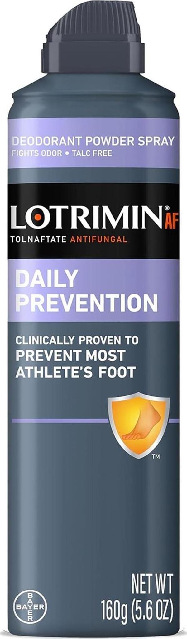 Lotrimin Deodorant Powder Spray Daily Prevention 160GR - Image 1