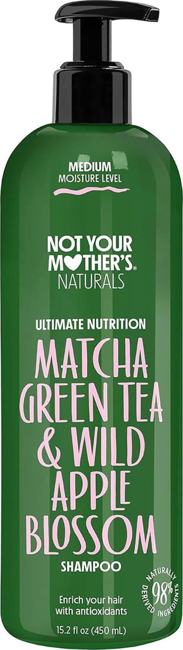 Not Your Mother's Matcha Green Tea & Wild Apple Blossom Besleyici Şampuan 450ML - Image 1