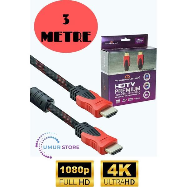 HDMI Kablo 1.kalite 3D 4K 1080P Monitör Uydu Alıcısı Pc Uyumlu HDMI Kablosu - Image 1