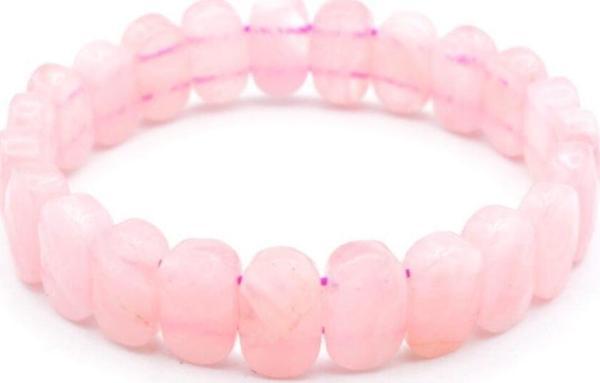 Doğal Pembe Kuvars Bileklik 1.kalite 008 - Image 1