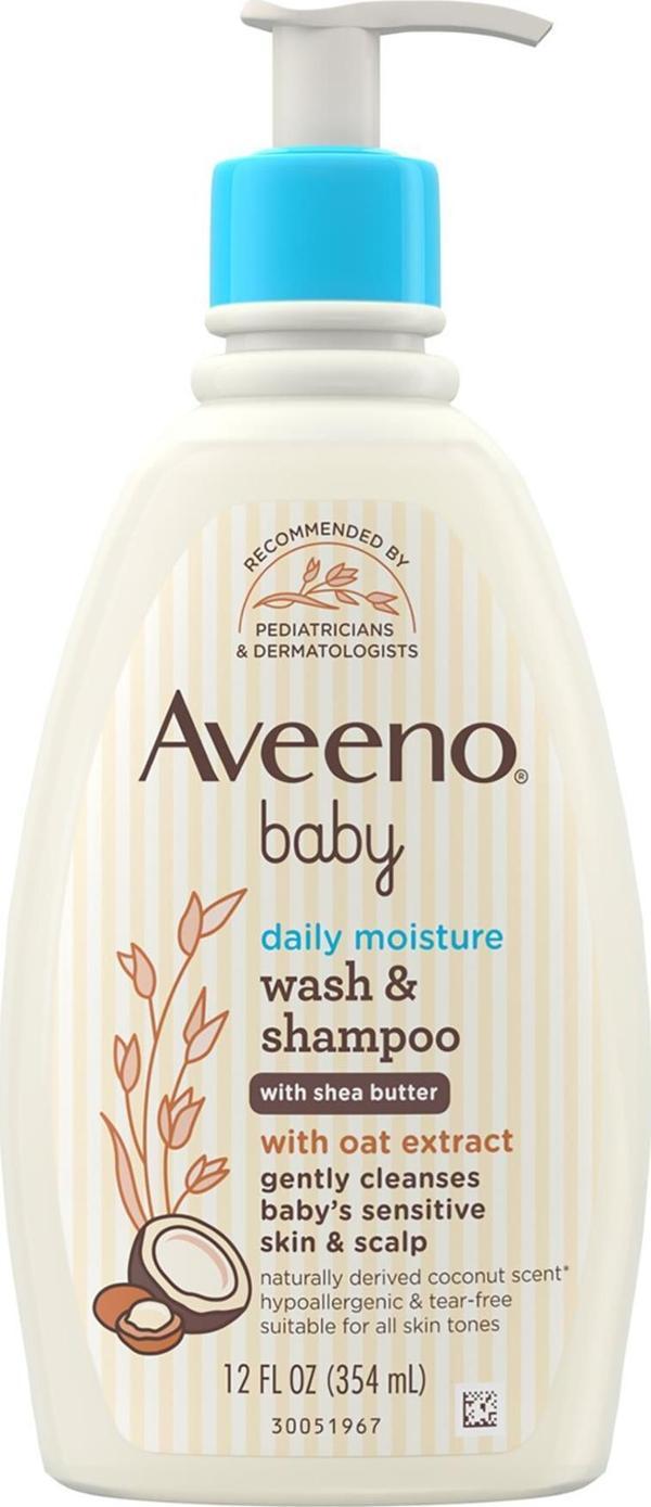 Aveeno Baby Günlük Nemlendirici Vücut Yıkama ve Şampuan 354ML - Image 1