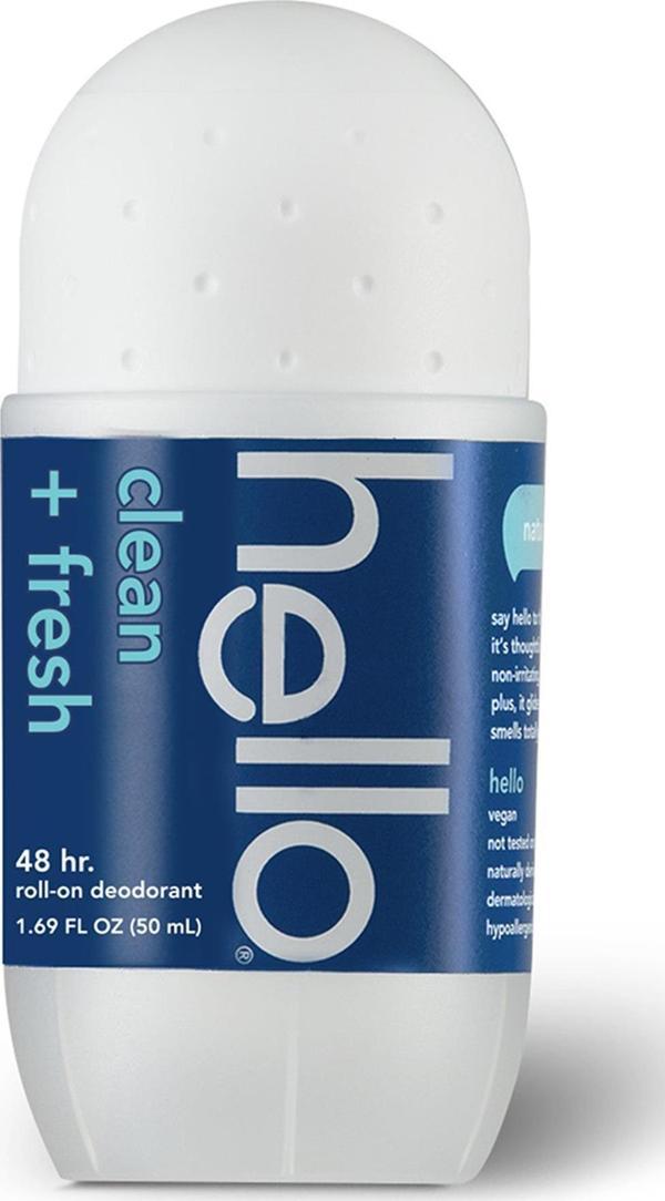 Hello Clean + Fresh Roll-On Deodorant 50ML - Image 1
