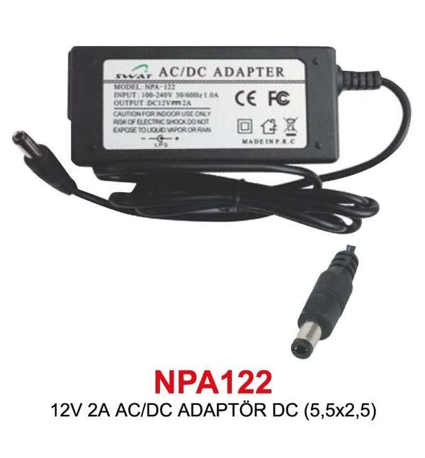 2V 2A AC/DC ADAPTÖR DC (5,5x2,5) - Image 1