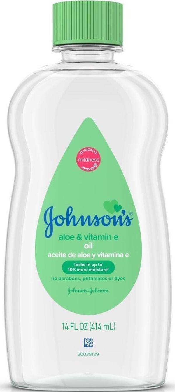 Johnsons Aloe & Vitamin E Bebek Yağı 414ML - Image 1