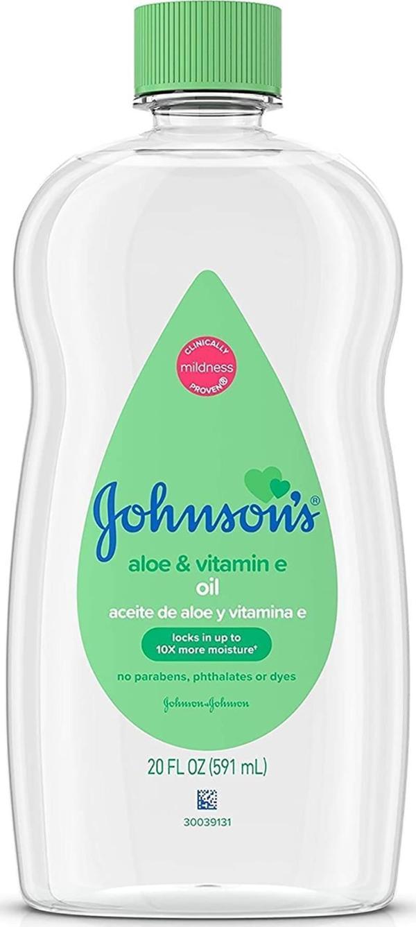 Johnsons Aloe & Vitamin E Bebek Yağı 591ML - Image 1