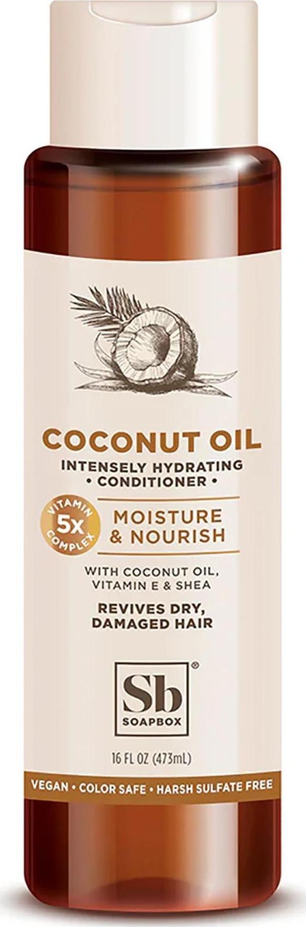 Soapbox Hindistan Cevizi Yağı Nemlendirici ve Besleyici Saç Kremi 473ML - Image 1