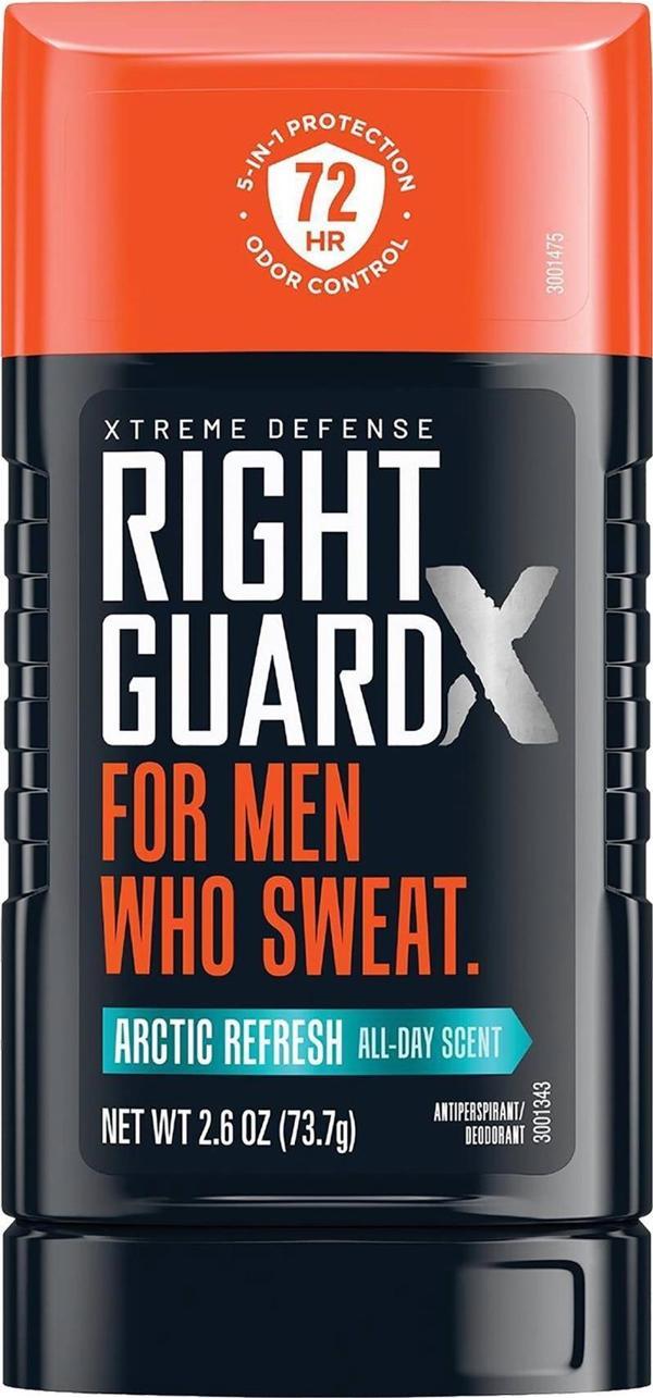 Right Guard Xtreme Defense Arctic Refresh Antiperspirant Stick Deodorant 73.7GR - Image 1