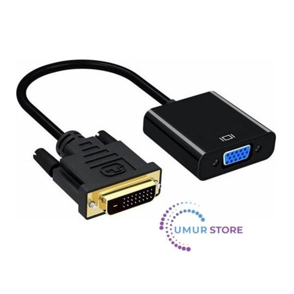DVI To VGA Aktif Dönüştürücü Kablo (Dvi-D Erkek - Vga) DVI VGA - Image 1