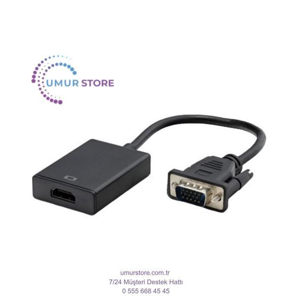 VGA To HDMI Çevirici + Ses - Image 1