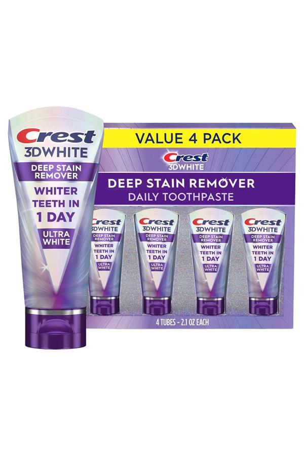 Crest 3DWhite Brilliance Deep Stain Remover Ultra White Diş Macunu 4x59GR - Image 1