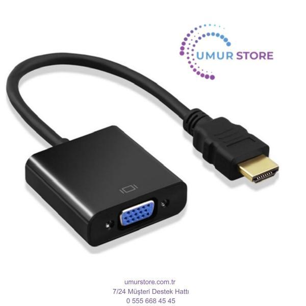 HDMI To VGA Çevirici Dönüştürücü Adaptör - Image 1
