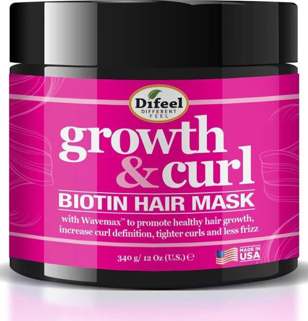 Difeel Biotin Growth & Curl Saç Maskesi 340GR - Image 1
