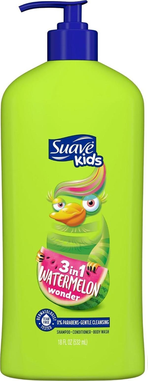 Suave Kids Karpuz 3ü 1 Arada Çocuk Şampuanı 532ML - Image 1
