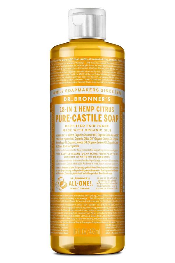 Dr.Bronner's Çok Amaçlı Sıvı Sabun Narenciye Kokulu 473ML - Image 1