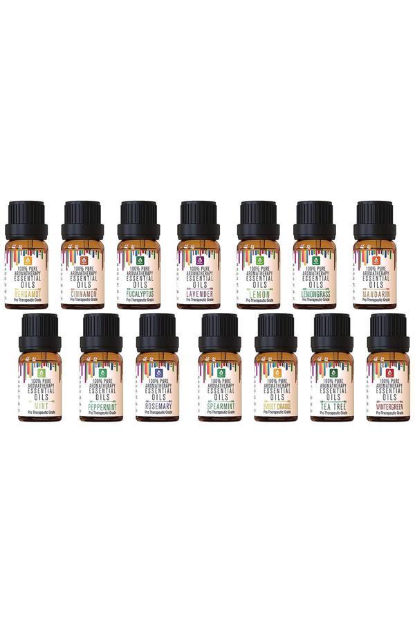 Pursonic Aromathrapy Essential Oils 14x10ML - Image 1