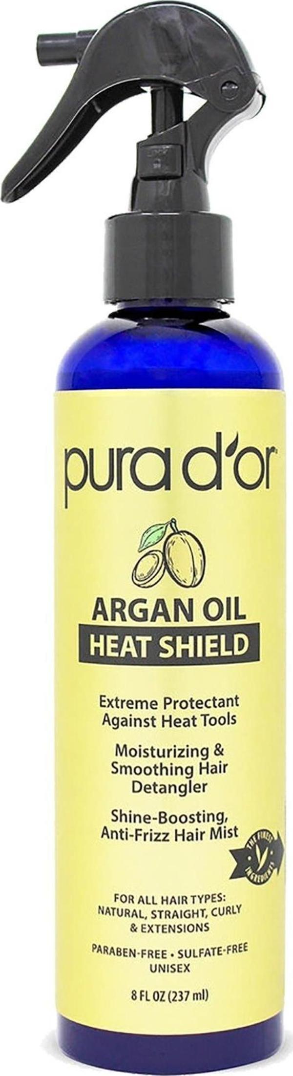 Pura D'or Argan Yağlı Isıya Karşı Koruyucu Saç Spreyi 237ML - Image 1