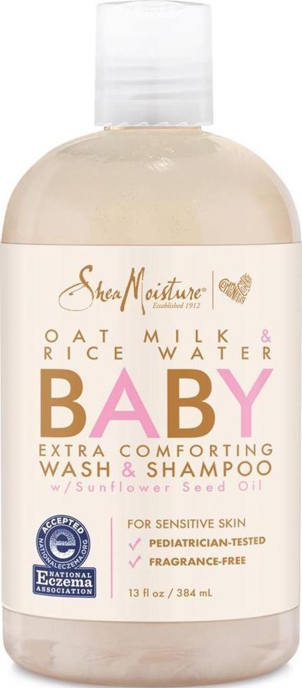 Shea Moisture Baby Yulaf Sütü ve Pirinç Suyu Bebek Şampuanı 384ML - Image 1