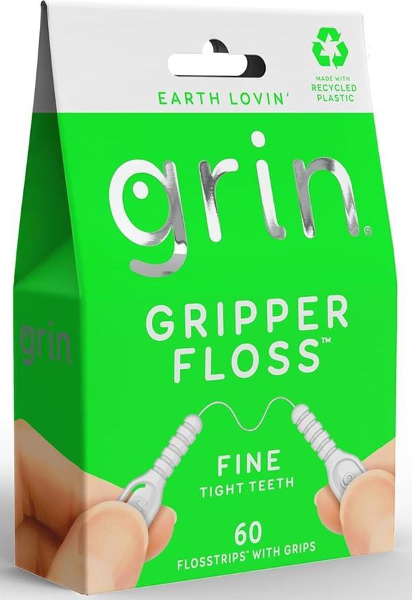 Grin Gripper Floss Fine Tutamaçlı Diş İpi 60 Adet - Image 1