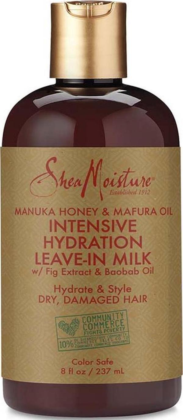 Shea Moisture Manuka Balı ve Mafura Yağı Durulanmayan Nemlendirici Saç Bakım Sütü 237ML - Image 1