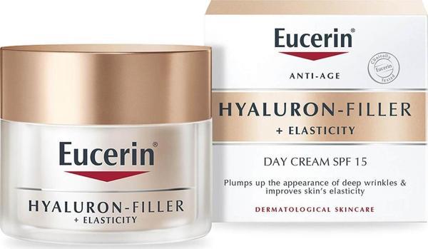 Eucerin Hyaluron-Filler + Elasticity SPF15 Gündüz Kremi 50ML - Image 1
