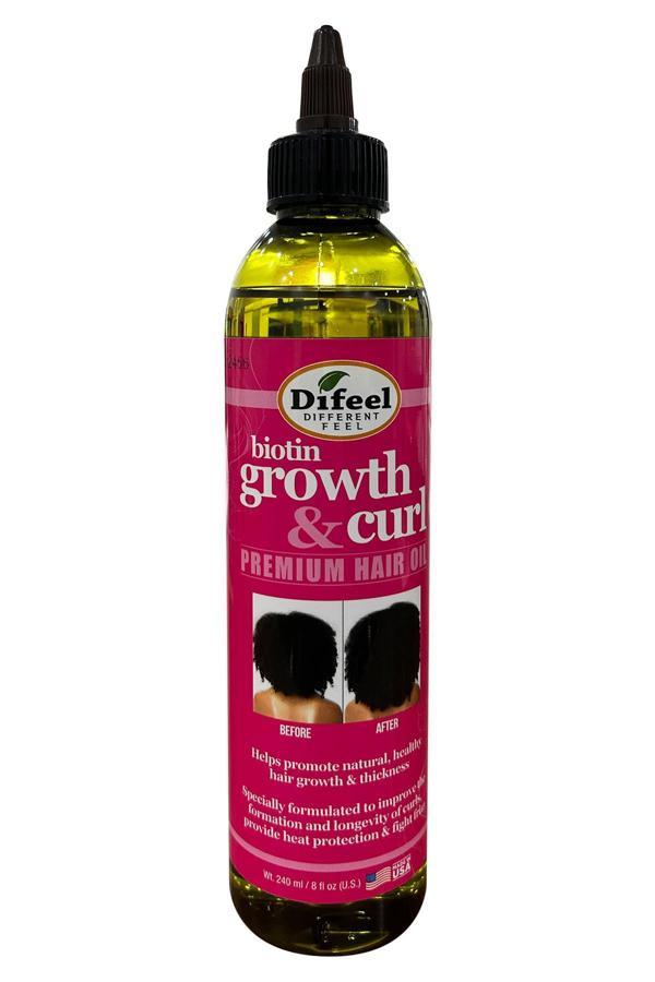 Difeel Biotin Growth & Curl Saç Yağı 240ML - Image 1