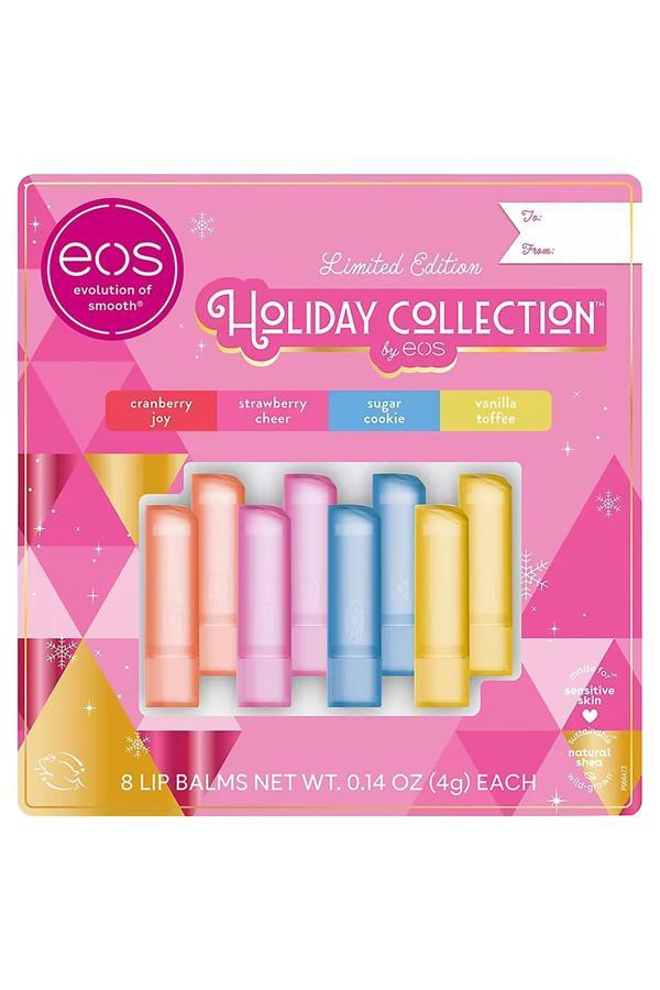 EOS Lip Balm Holiday Collection Dudak Balsamı Çeşit Paketi 8 Adet - Image 1