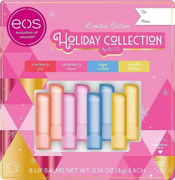 EOS Lip Balm Holiday Collection Dudak Balsamı Çeşit Paketi 8 Adet - Image 1