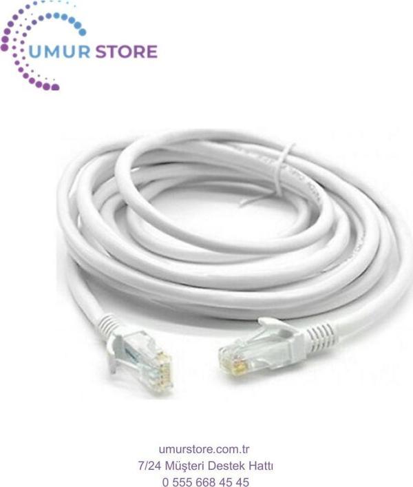 2.5 mt Cat6e Ethernet, İnternet Network Kablosu ETL Verified To ETA/TIA 568 CAT6E Utp 4 Pairs 24 Awg - Image 1