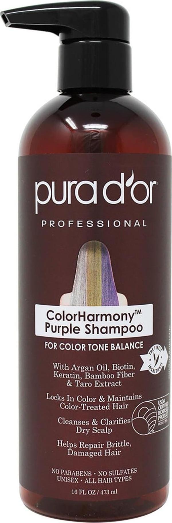 Pura D'or Color Harmony Mor Şampuan 473ML - Image 1