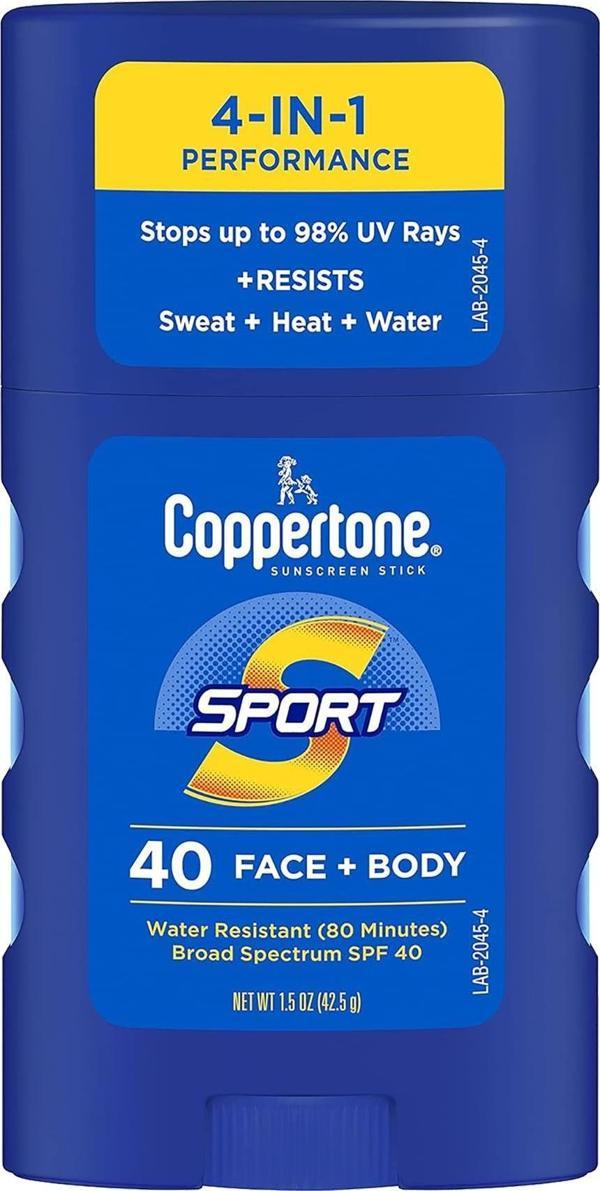 Coppertone Sport SPF40 Yüz ve Vücut İçin Güneş Koruyucu Stick 42.5GR - Image 1