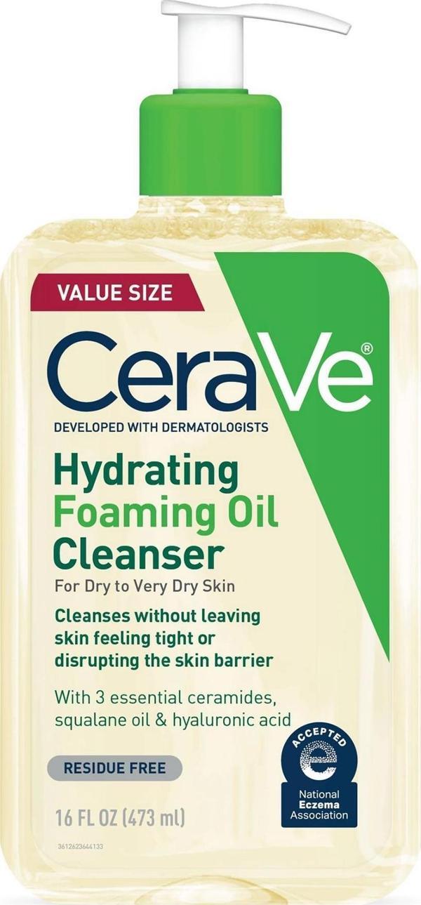 CeraVe Nemlendirici Köpüren Cilt Temizleyici Yağ 473ML - Image 1