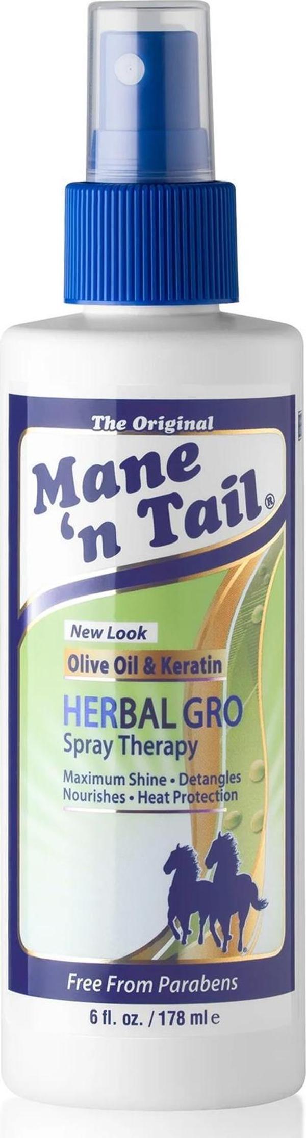 Mane'n Tail Herbal Gro Durulanmayan Saç Bakım Spreyi 178ML - Image 1