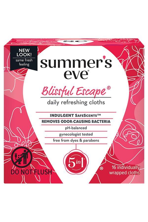 Summers Eve Blissful Escape Özel Bölge Temizlik Mendili 16 Adet - Image 1