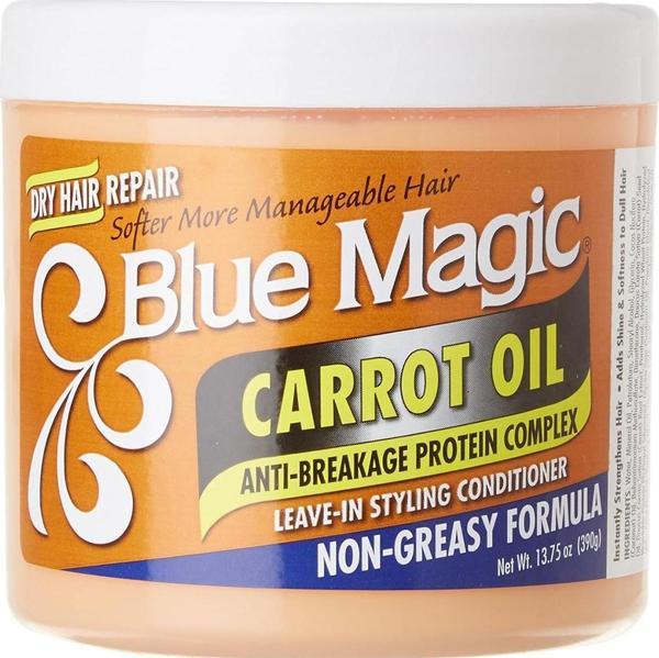 Blue Magic Carrot Oil Kırılma Karşıtı Durulanmayan Şekillendirici Saç Kremi 390GR - Image 1