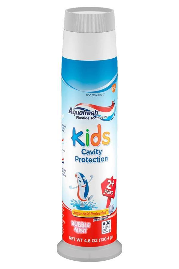 Aquafresh Çocuk Diş Macunu Bubble Mint 130.4GR - Image 1