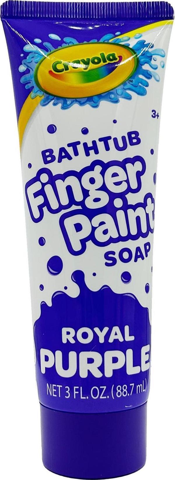 Crayola Parmak Boya Banyo Eğlencesi Mor 88.7ML - Image 1