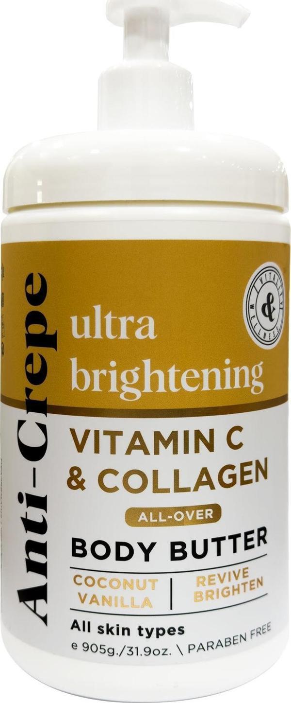 Vitality Wellness Anti-Crepe Vitamin C and Collagen Vücut Losyonu 905GR - Image 1