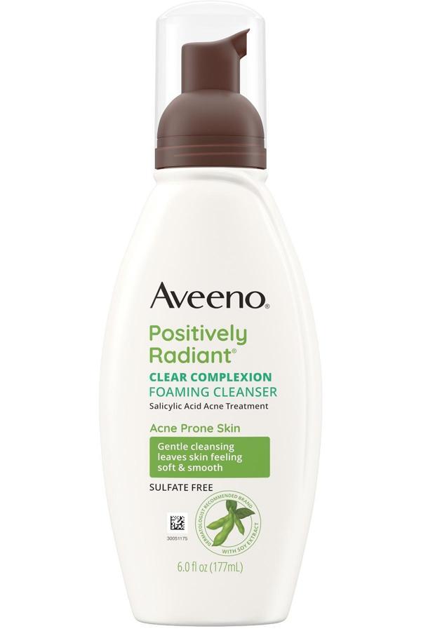 Aveeno Positively Radiant Yağsız Köpüren Yüz Temizleyici 177ML - Image 1